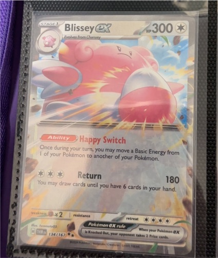 2024 Pokémon SV06: Twilight Masquerade #134 Blissey ex — front