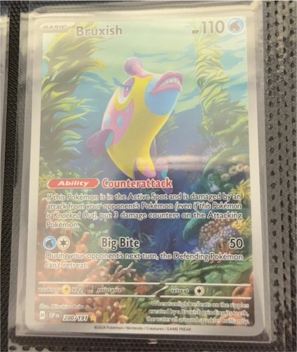 2024 Pokémon SV08 Surging Sparks #200 Bruxish — front