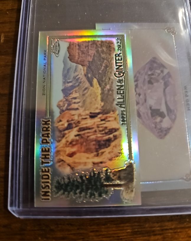 2022 Topps Allen & Ginter Chrome Mini Inside the Park Zion National Park #ITP-20 — front