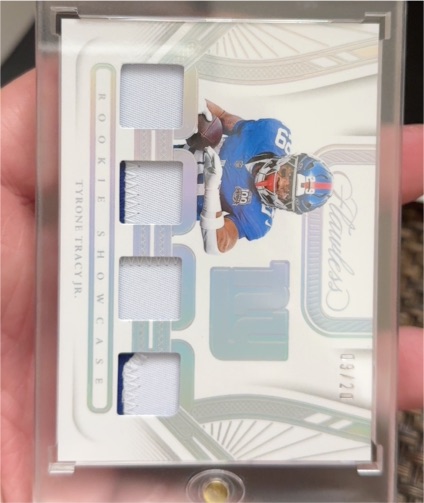 2024 Panini Flawless Rookie Showcase #Tyrone Tracy Jr. — front
