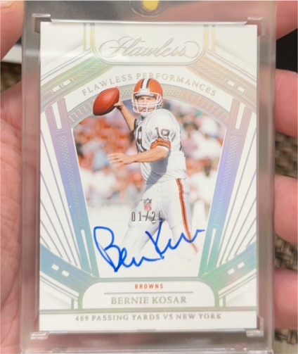 2024 Panini Flawless Performances #FP-BKR Bernie Kosar — front