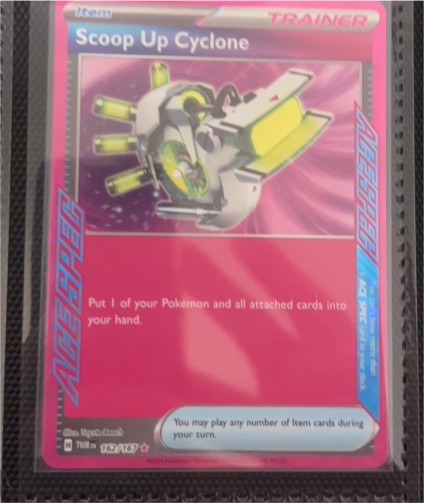2023 Pokémon Scarlet & Violet Prismatic Evolutions #128 Scoop Up Cyclone — front