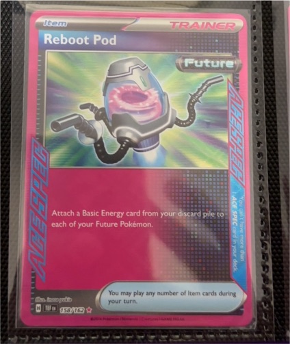 2024 Pokémon Scarlet & Violet Temporal Forces #158 Reboot Pod — front