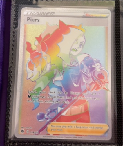 2020 Pokémon Champion's Path #78 Piers — front