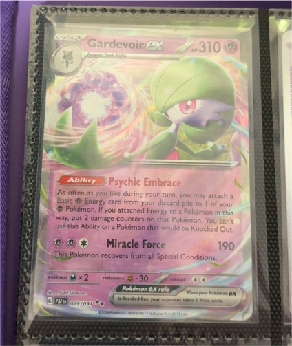 2024 Pokémon TCG Scarlet & Violet Base Set #086/198 Gardevoir ex — front