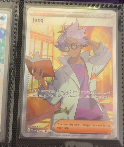 2023 Pokémon TCG Scarlet & Violet #236 Jacq — front