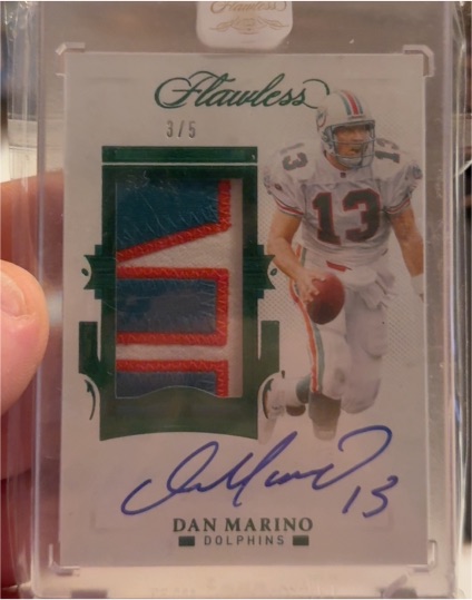 2021 Panini Flawless #PA-DMA Dan Marino — front