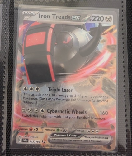 2023 Pokémon TCG Iron Treads ex #143/198 — front