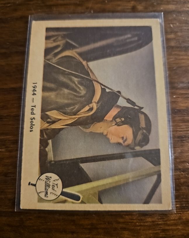 1959 Fleer #22 Ted Williams 1944 Ted Solos — front