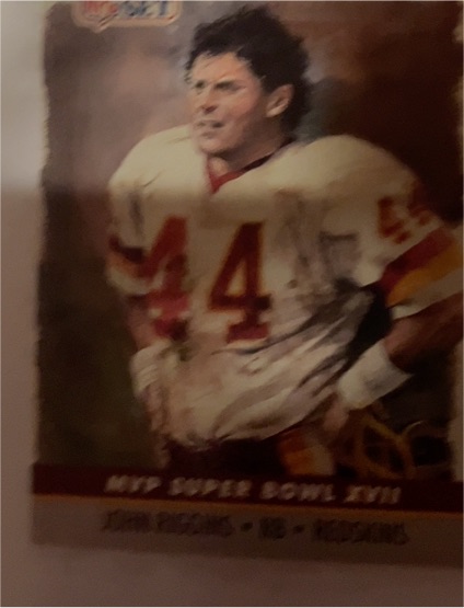 1990 Pro Set #17 John Riggins Super Bowl MVP — front