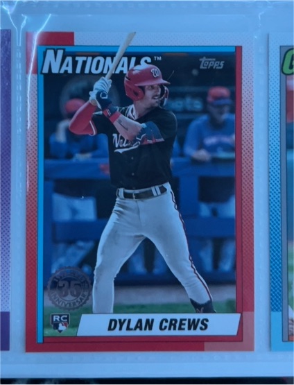 2025 Topps Series 1 #T90-89 Dylan Crews — front
