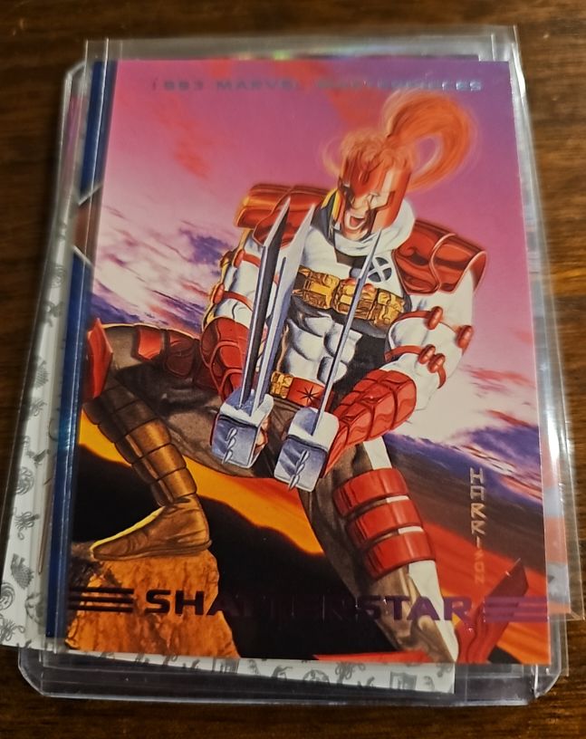 1993 SkyBox Marvel Masterpieces #76 Shatterstar — front