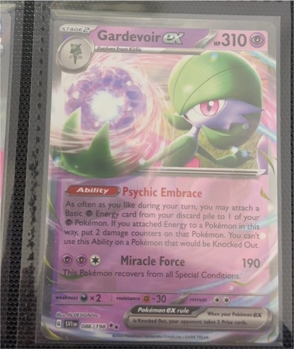 2023 Pokemon Scarlet & Violet Base Set #086 Gardevoir ex — front