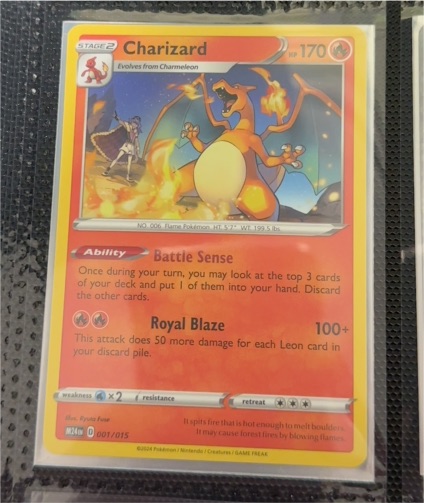 2025 McDonald's Pokémon #001 Charizard — front
