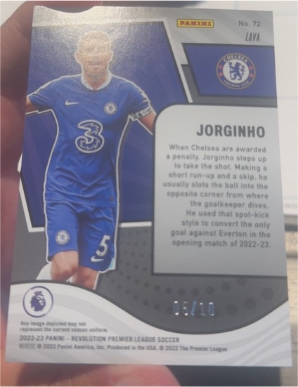 2022-23 Panini Revolution Premier League #72 Jorginho — front