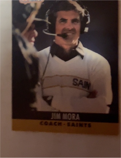 1990 Pro Set #221 Jim Mora — front