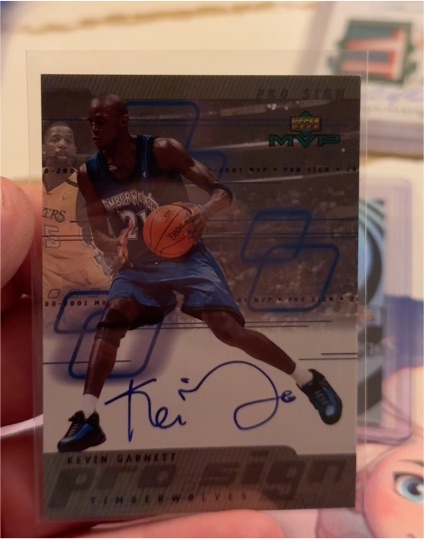 1996-97 Upper Deck Signature Rookies Supreme #11 Kevin Garnett — front