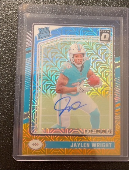 2023 Panini Donruss Optic Rated Rookie Jaylen Wright — front