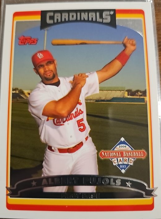 2006 Topps National Baseball Card Day #6 Albert Pujols — front