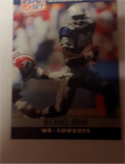 1990 Pro Set #84 Michael Irvin — front