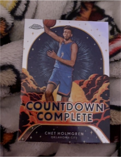 2024-25 Topps Chrome #CC-4 Chet Holmgren Countdown Complete — front