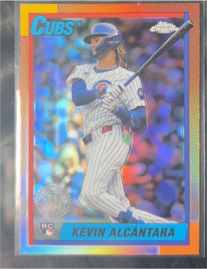 2025 Topps Chrome #90CB-14 Kevin Alcántara — front