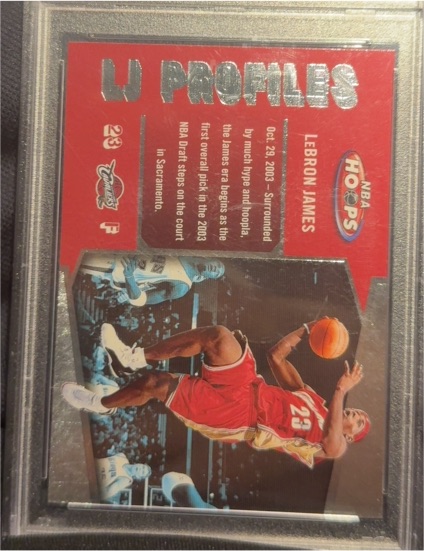 2005-06 NBA Hoops #LBJ-23 LeBron James LJ Profiles — front