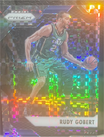 2023-24 Panini Prizm Mosaic #2 Rudy Gobert — front