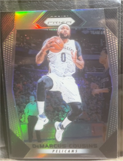 2017-18 Panini Prizm #0 DeMarcus Cousins — front