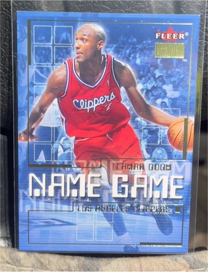 2000-01 Fleer Premium Name Game #NG10 Lamar Odom — front