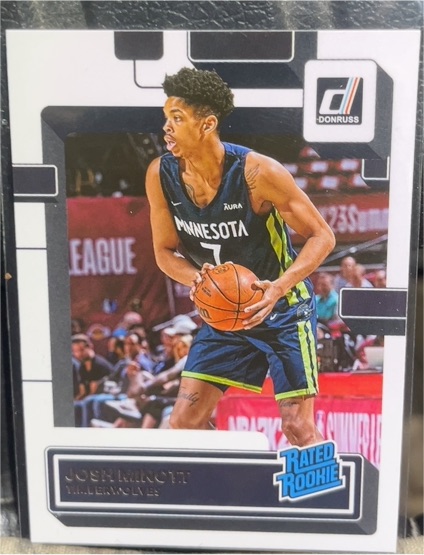 2022-23 Panini Donruss #245 Josh Minott Rated Rookie — front