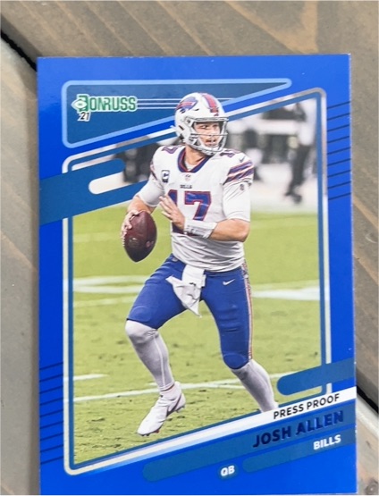 2021 Donruss #225 Josh Allen — front