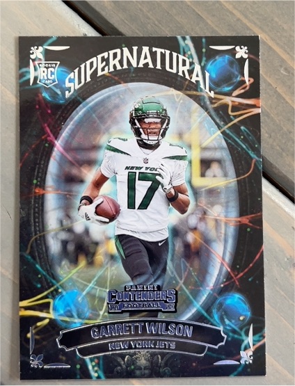 2022 Panini Contenders Supernatural #SN-GWI Garrett Wilson — front