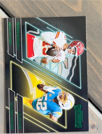 2022 Panini Contenders Contenders Series #CS-MM Patrick Mahomes II / Khalil Mack — front