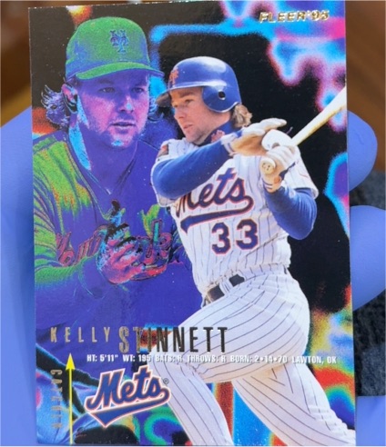 1995 Fleer #383 Kelly Stinnett — front