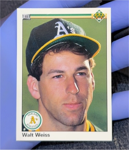 1990 Upper Deck #542 Walt Weiss — front