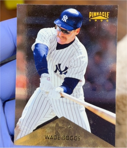 1996 Pinnacle #215 Wade Boggs — front