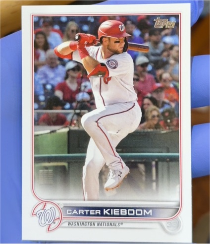 2022 Topps Series 2 #580 Carter Kieboom — front