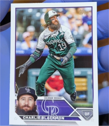 2023 Topps #523 Charlie Blackmon — front