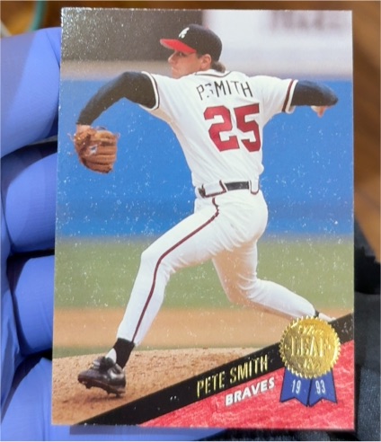 1993 Leaf #214 Pete Smith — front