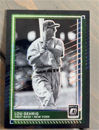 2025 Panini Donruss Optic #55 Lou Gehrig — front