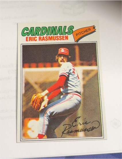 1977 Topps #404 Eric Rasmussen — front