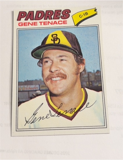 1977 Topps #303 Gene Tenace — front