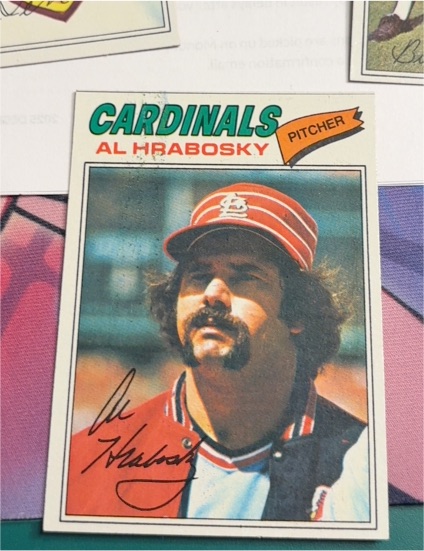 1977 Topps #495 Al Hrabosky — front