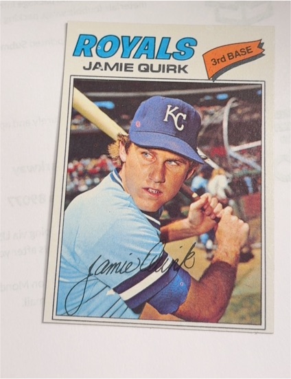 1977 Topps #463 Jamie Quirk — front