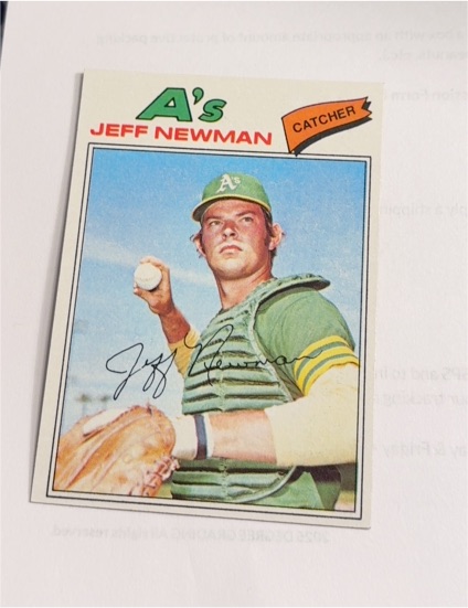 1977 Topps #204 Jeff Newman — front