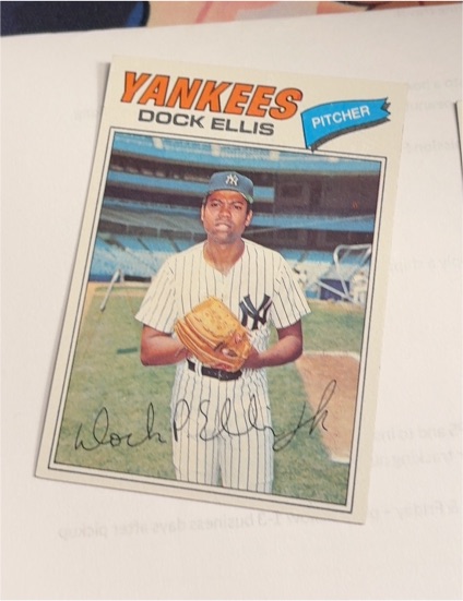 1977 Topps #71 Dock Ellis — front