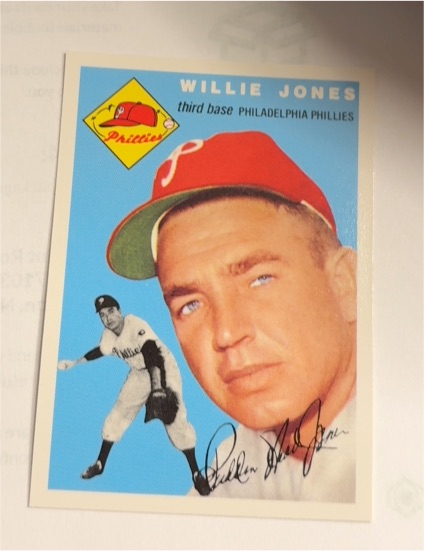 1954 Topps #41 Willie Jones — front