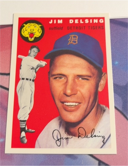 1954 Topps #111 Jim Delsing — front