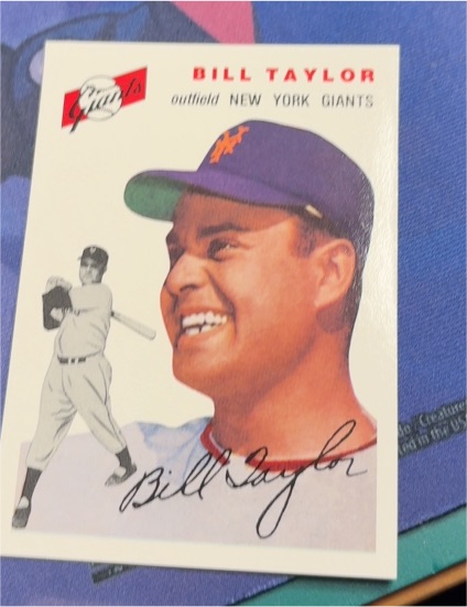 1994 Topps Archives 1954 #74 Bill Taylor — front